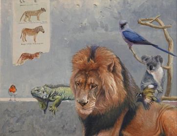 Der König der Tiere verliert sein Reich 70 x 90 cm.jpeg