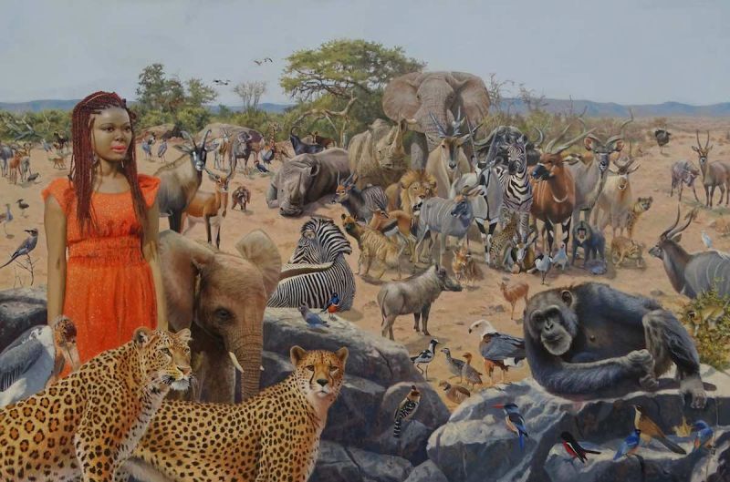 Paradies, 160 x 240 cm